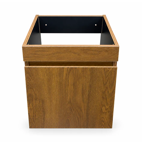 Mueble de Baño Domus Nogal con Cubierta a Muro 41x41x47 cm 10