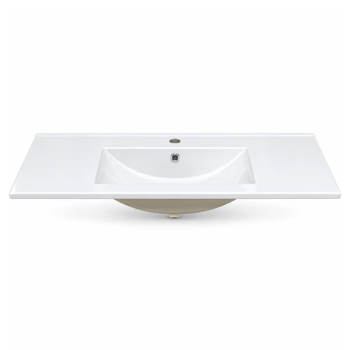 Cubierta de Loza Plana Blanca 100X47 1