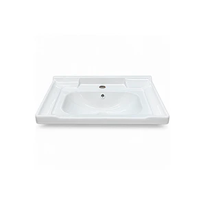 Cubierta de Loza con Relieve Blanca 50X36