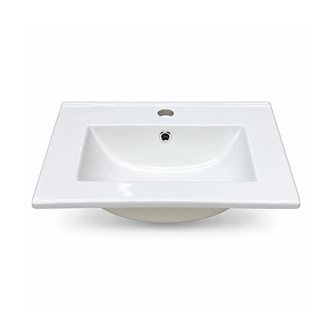 Cubierta de Loza Plana Blanca 50X40 2