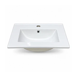 Cubierta de Loza Plana Blanca 50X40