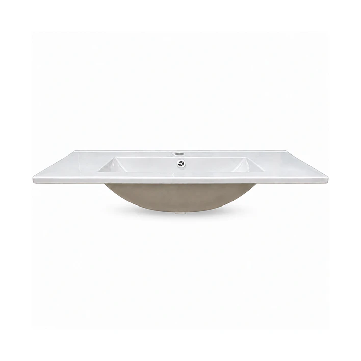 Cubierta de Loza Plana Blanca 70X47 2
