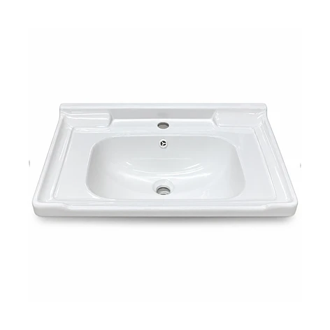 Cubierta de Loza con Relieve Blanca 70X47 2