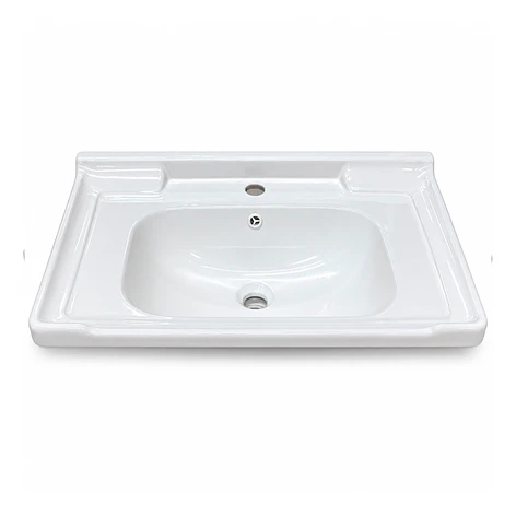 Cubierta de Loza con Relieve Blanca 80X47 2