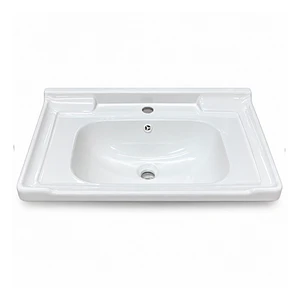 Cubierta de Loza con Relieve Blanca 80X47