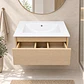 Mueble Vanitorio Austin Beis Natural con Cajón y Repisa 60x47x52 cm (Incluye Cubierta de Loza) - Miniatura 4