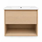 Mueble Vanitorio Austin Beis Natural con Cajón y Repisa 60x47x52 cm (Incluye Cubierta de Loza) - Miniatura 8