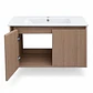 Mueble Vanitorio Austin Nogal Oscuro con 2 Puertas 80x47x52 cm (Incluye Cubierta de Loza) - Miniatura 6