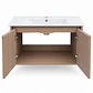Mueble Vanitorio Austin Nogal Oscuro con 2 Puertas 80x47x52 cm (Incluye Cubierta de Loza) - Miniatura 7