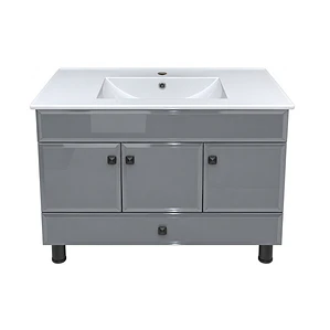 Mueble Vanitorio Bellmont Gris con Cubierta 100x47x80 cm (Incluye Cubierta de Loza)