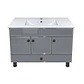 Mueble Vanitorio Bellmont Gris con Cubierta 100x47x80 cm (Incluye Cubierta de Loza) - Miniatura 1