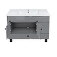 Mueble Vanitorio Bellmont Gris con Cubierta 100x47x80 cm (Incluye Cubierta de Loza) - Miniatura 7