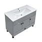 Mueble Vanitorio Bellmont Gris con Cubierta 100x47x80 cm (Incluye Cubierta de Loza) - Miniatura 8