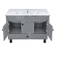 Mueble Vanitorio Bellmont Gris con Cubierta 100x47x80 cm (Incluye Cubierta de Loza) - Miniatura 10