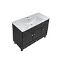 Mueble Vanitorio Bellmont Negro con Cubierta 100x47x80 cm (Incluye Cubierta de Loza) - Miniatura 7