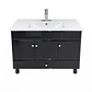 Mueble Vanitorio Bellmont Negro con Cubierta 100x47x80 cm (Incluye Cubierta de Loza) - Miniatura 6