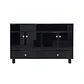 Mueble Vanitorio Doble Bellmont Negro con Cubierta 120x47x80 cm (Incluye Cubierta de Loza) - Miniatura 7
