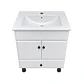 Mueble Vanitorio Bellmont Blanco con Cubierta 60x47x80 cm (Incluye Cubierta de Loza) - Miniatura 5