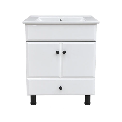 Mueble Vanitorio Bellmont Blanco con Cubierta 60x47x80 cm (Incluye Cubierta de Loza) 1