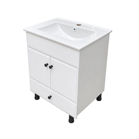 Mueble Vanitorio Bellmont Blanco con Cubierta 60x47x80 cm (Incluye Cubierta de Loza) 6