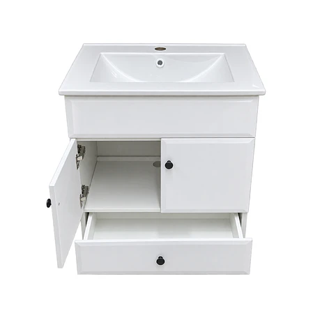 Mueble Vanitorio Bellmont Blanco con Cubierta 60x47x80 cm (Incluye Cubierta de Loza) 7
