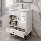 Mueble Vanitorio Bellmont Blanco con Cubierta 60x47x80 cm (Incluye Cubierta de Loza) - Miniatura 4