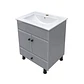 Mueble Vanitorio Bellmont Gris con Cubierta 60x47x80 cm (Incluye Cubierta de Loza) - Miniatura 6