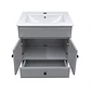 Mueble Vanitorio Bellmont Gris con Cubierta 60x47x80 cm (Incluye Cubierta de Loza) - Miniatura 7