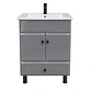 Mueble Vanitorio Bellmont Gris con Cubierta 60x47x80 cm (Incluye Cubierta de Loza) - Miniatura 10
