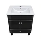 Mueble Vanitorio Bellmont Negro con Cubierta 60x47x80 cm (Incluye Cubierta de Loza) - Miniatura 6