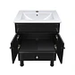 Mueble Vanitorio Bellmont Negro con Cubierta 60x47x80 cm (Incluye Cubierta de Loza) - Miniatura 8