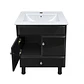 Mueble Vanitorio Bellmont Negro con Cubierta 60x47x80 cm (Incluye Cubierta de Loza) - Miniatura 9