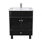 Mueble Vanitorio Bellmont Negro con Cubierta 60x47x80 cm (Incluye Cubierta de Loza) - Miniatura 5