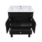 Mueble Vanitorio Bellmont Negro con Cubierta 60x47x80 cm (Incluye Cubierta de Loza) - Miniatura 10