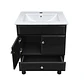 Mueble Vanitorio Bellmont Negro con Cubierta 60x47x80 cm (Incluye Cubierta de Loza) - Miniatura 11