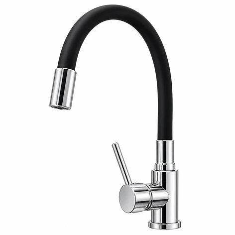 Llave Monomando Flexible para Lavaplatos Blanca CG22N 7