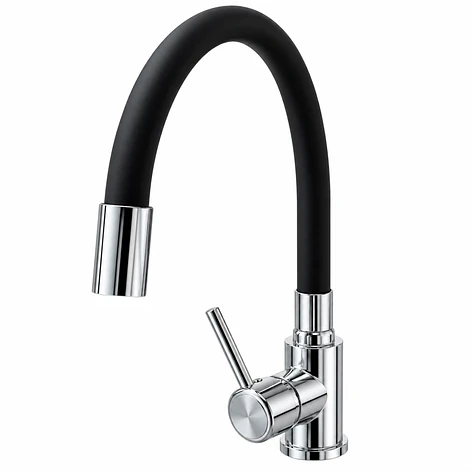 Llave Monomando Flexible para Lavaplatos Blanca CG22N 1