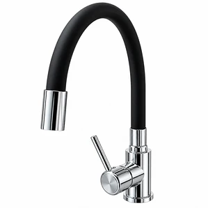 Llave Monomando Flexible para Lavaplatos Blanca CG22N