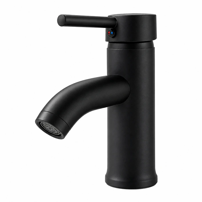 Llave Monomando para Lavamanos Negra BG01N 10