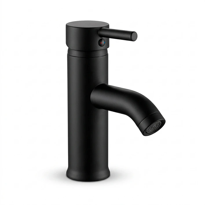 Llave Monomando para Lavamanos Negra BG01N 9