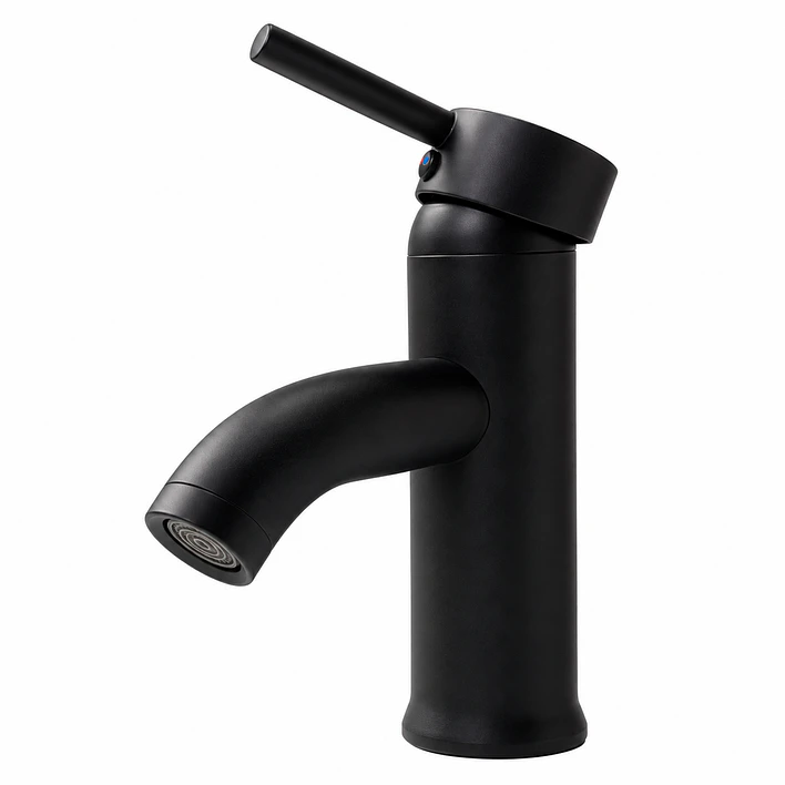 Llave Monomando para Lavamanos Negra BG01N 1