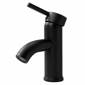 Llave Monomando para Lavamanos Negra BG01N