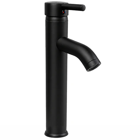 Llave Monomando alta para Lavamanos Negra BG01CN 1