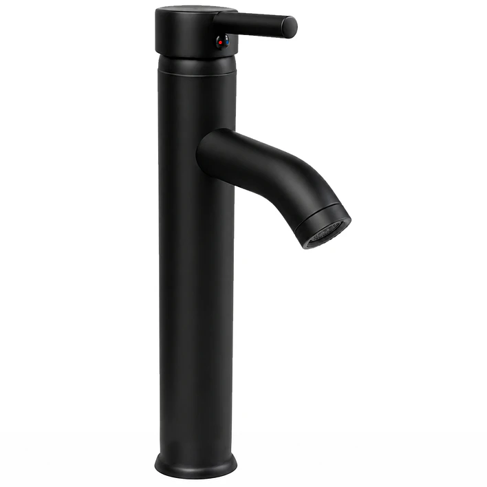 Llave Monomando alta para Lavamanos Negra BG01CN 1