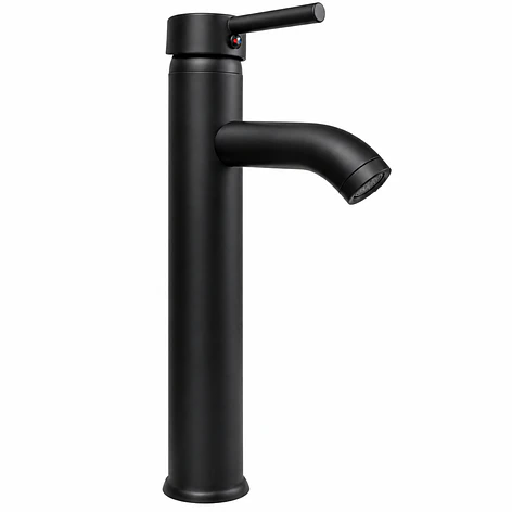 Llave Monomando alta para Lavamanos Negra BG01CN 5