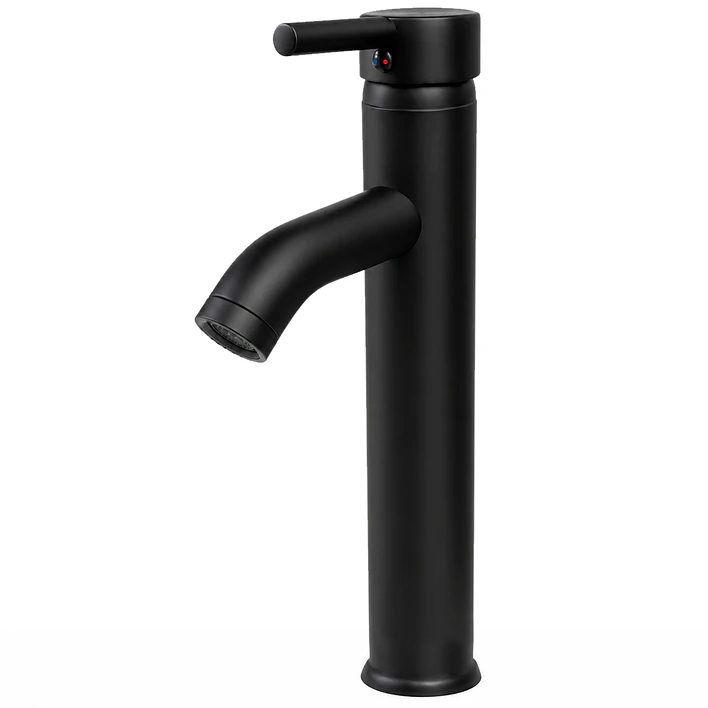Llave Monomando alta para Lavamanos Negra BG01CN 3