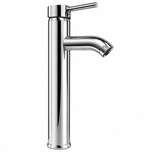 Llave Monomando alta para Lavamanos Cromada BG01C