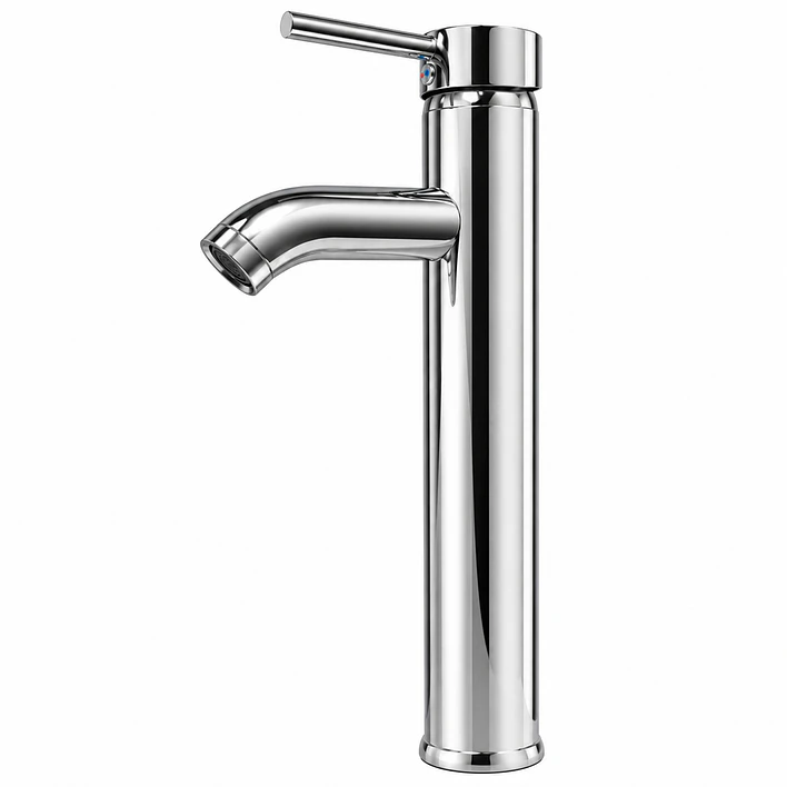Llave Monomando alta para Lavamanos Cromada BG01C 2