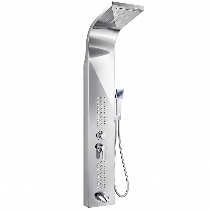Columna Ducha Deluxe Cromada CD127C 8