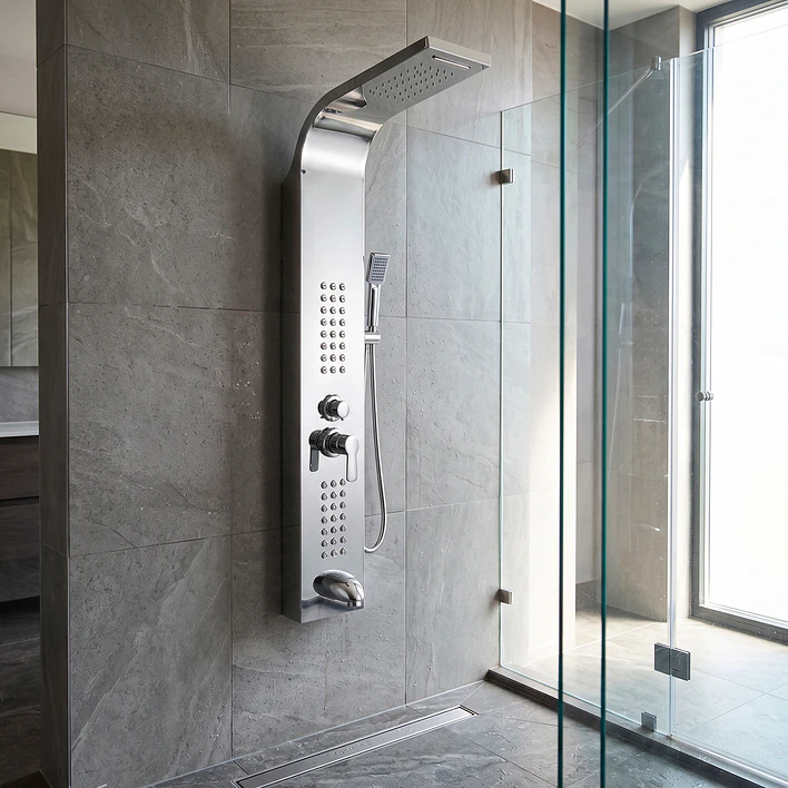 Columna Ducha Deluxe Cromada CD127C 1